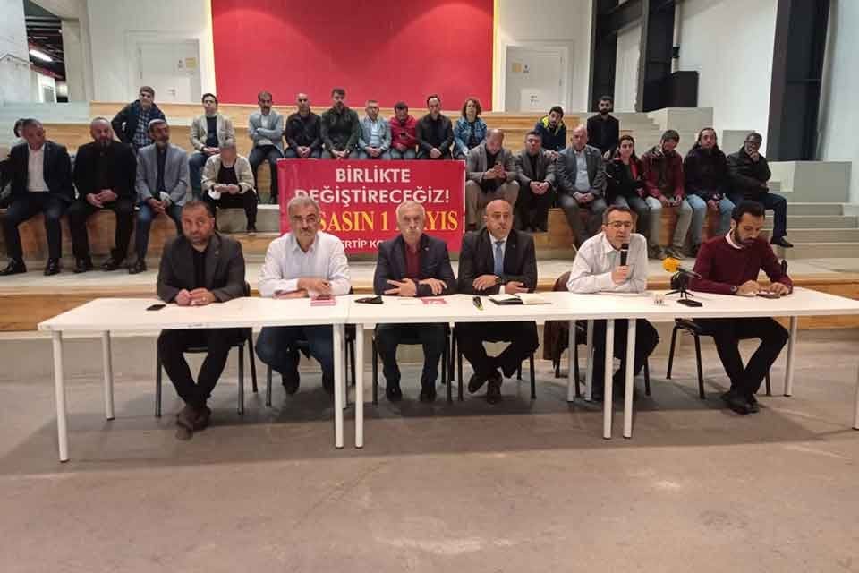 İzmir Emek ve Dayanışma g&uuml;&ccedil;leri 1 Mayıs İş&ccedil;i Bayramı&rsquo;nı G&uuml;ndoğdu