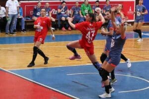 İzmir B&uuml;y&uuml;kşehir Belediyesi&nbsp;EHF Avrupa Kadınlar Hentbol Kupası'nda&nbsp;Maccabı Arazım Ramat Gan&rsquo;ı