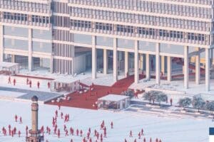 "Yapısal Boşluğun Kentle Diyaloğu", İzmir B&uuml;y&uuml;kşehir Belediye Hizmet Binası- &Ouml;ğrenci