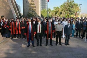 İzmir Cumhuriyet Başsavcısı Kamil Erkut G&uuml;re adli yıl a&ccedil;ılış t&ouml;reninde