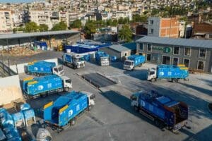 İzmir B&uuml;y&uuml;kşehir Belediyesi şirketi İzDoğa&rsquo;nın başlattığı İzD&ouml;n&uuml;ş&uuml;m projesinde &ccedil;alışmalar hızla