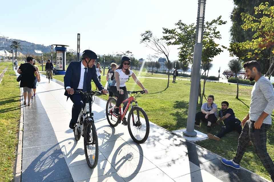 İzmir B&uuml;y&uuml;kşehir Belediyesi, 3 Haziran D&uuml;nya Bisiklet G&uuml;n&uuml;&rsquo;nde Başkan Tun&ccedil;