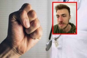 İzmir'de eşini kadın doktorun muayene etmesini isteyen M.A.K. tarafından darbedilip