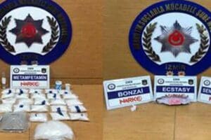 &nbsp;İzmir'de polisin son bir haftada d&uuml;zenlediği uyuşturucu operasyonları ve uygulamalarında