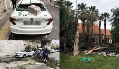 İzmir'de fırtına kabusu… Kurye, motosiklet ve scootera fırtına yasağı