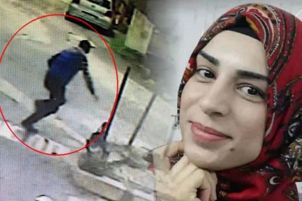 İzmir'in Gaziemir il&ccedil;esinde, boşanma aşamasındaki eşi Ceylan Ortayayla'yı (26) sokak