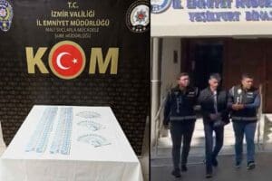 İzmir'in Buca il&ccedil;esinde, polisin d&uuml;zenlediği sahte para operasyonunda 5 kişi