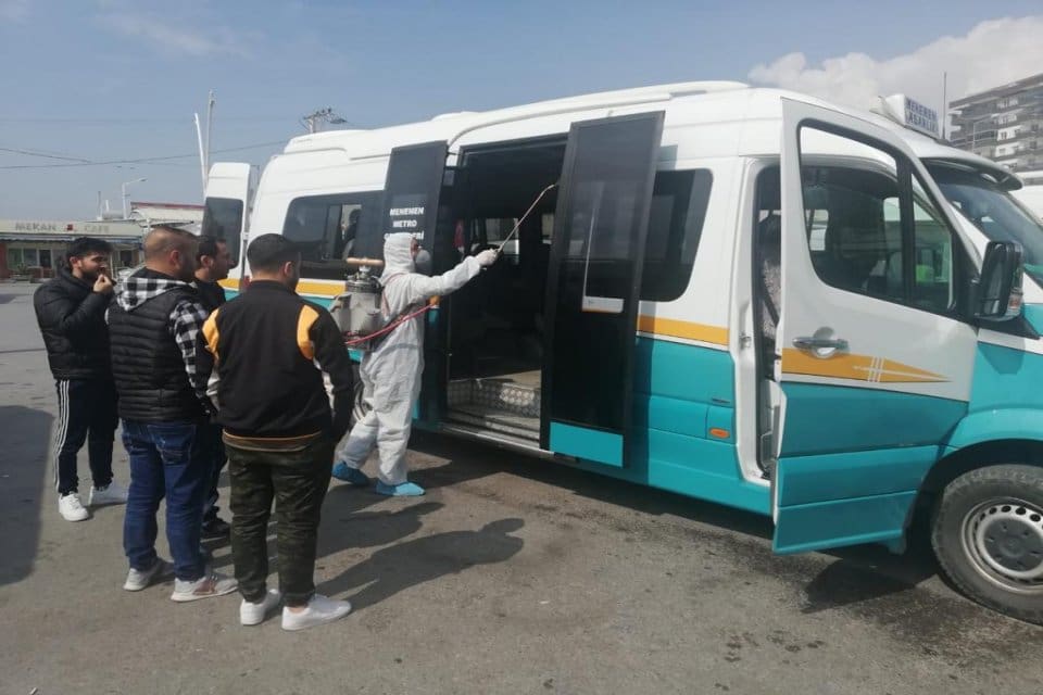 İzmir B&uuml;y&uuml;kşehir Belediyesi kentin koronavir&uuml;s salgınından korunması i&ccedil;in ge&ccedil;en yıldan