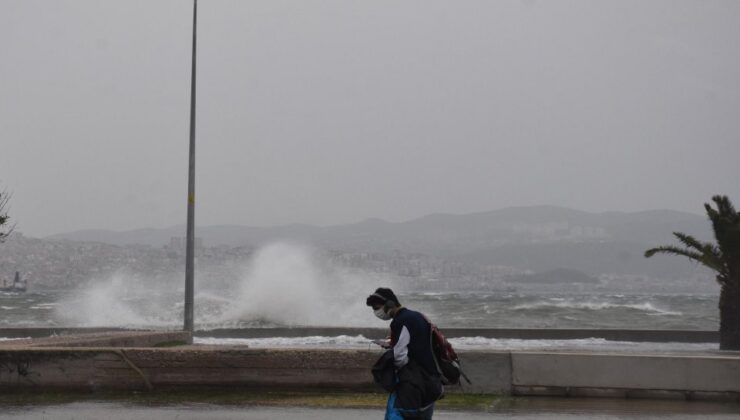 İzmir'de kuvvetli rüzgar ve fırtına uyarısı!