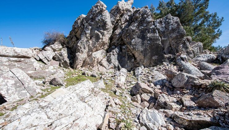 İzmir’de tarih gün yüzüne çıktı, antik taş ocağı bulundu