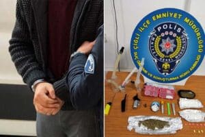 İzmir'de, uyuşturucu ticareti yaptıkları su&ccedil;lamasıyla 4 kişi g&ouml;zaltına alındı .