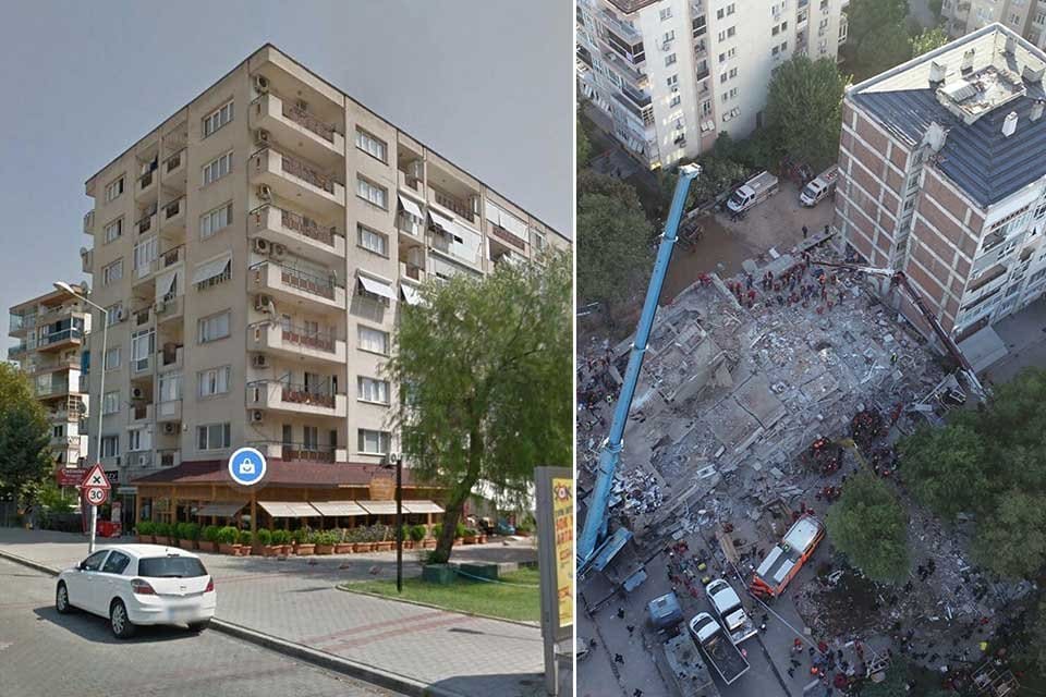 İZMİR'de, ge&ccedil;en yıl 30 Ekim'de meydana gelen depremde, 15 kişinin