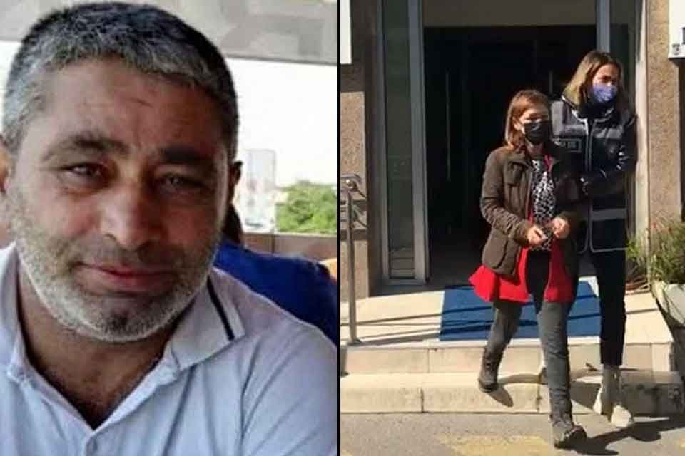 İzmir'in Karabağlar il&ccedil;esinde Buket &Ccedil;elik&rsquo;in (40), ilişki yaşadığı &ouml;ne s&uuml;r&uuml;len
