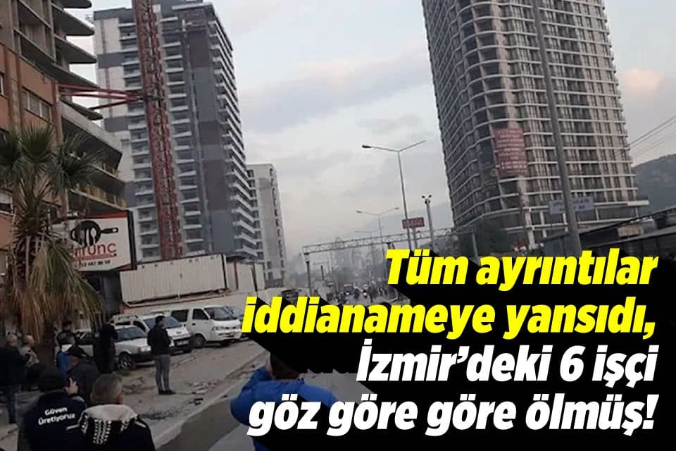 Bornova'da Kamil Tunca Caddesi'nde bir otel inşaatında, ge&ccedil;en yıl 30