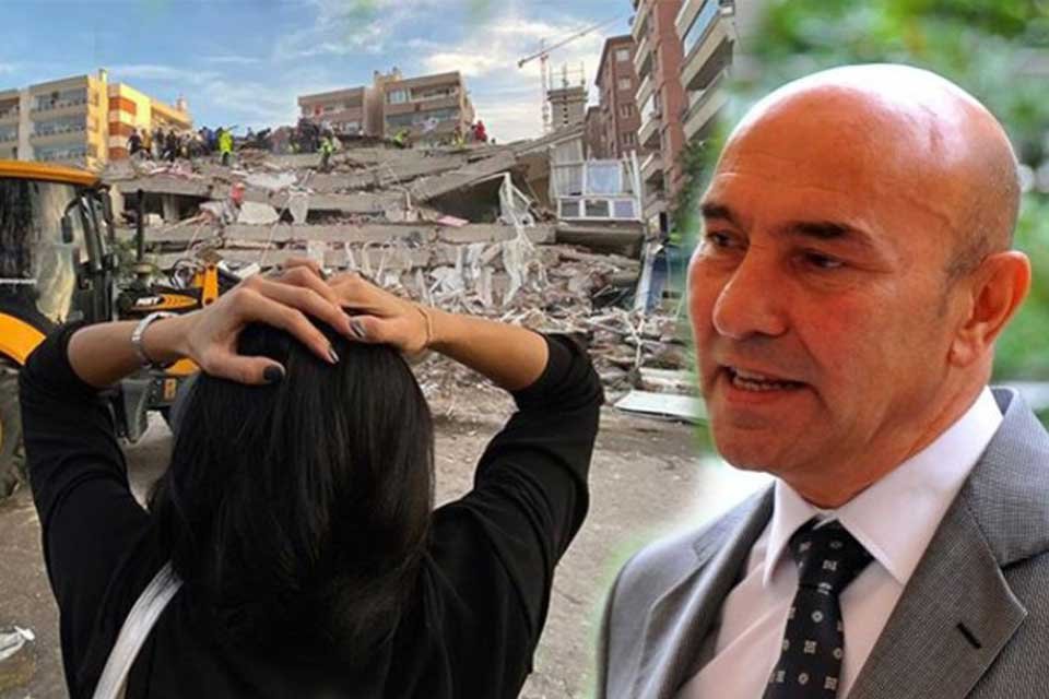 İzmir B&uuml;y&uuml;kşehir Belediye Başkanı Tun&ccedil; Soyer, İzmir'de deprem nedeniyle yapılacak