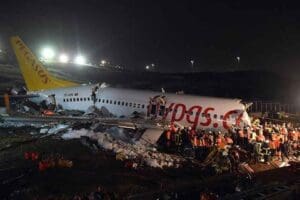 İki yıl &ouml;nce Sabiha G&ouml;k&ccedil;en Havalimanı'nda İzmir-İstanbul seferini yapan Pegasus