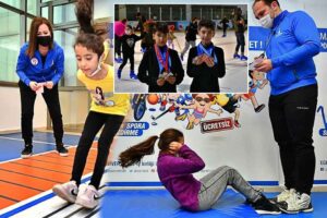İzmir B&uuml;y&uuml;kşehir Belediyesi, 8-10 yaşları arasındaki &ccedil;ocukların sportif yeteneklerini keşfederek