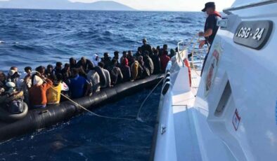 İzmir sularında kaçak göçmen operasyonu!