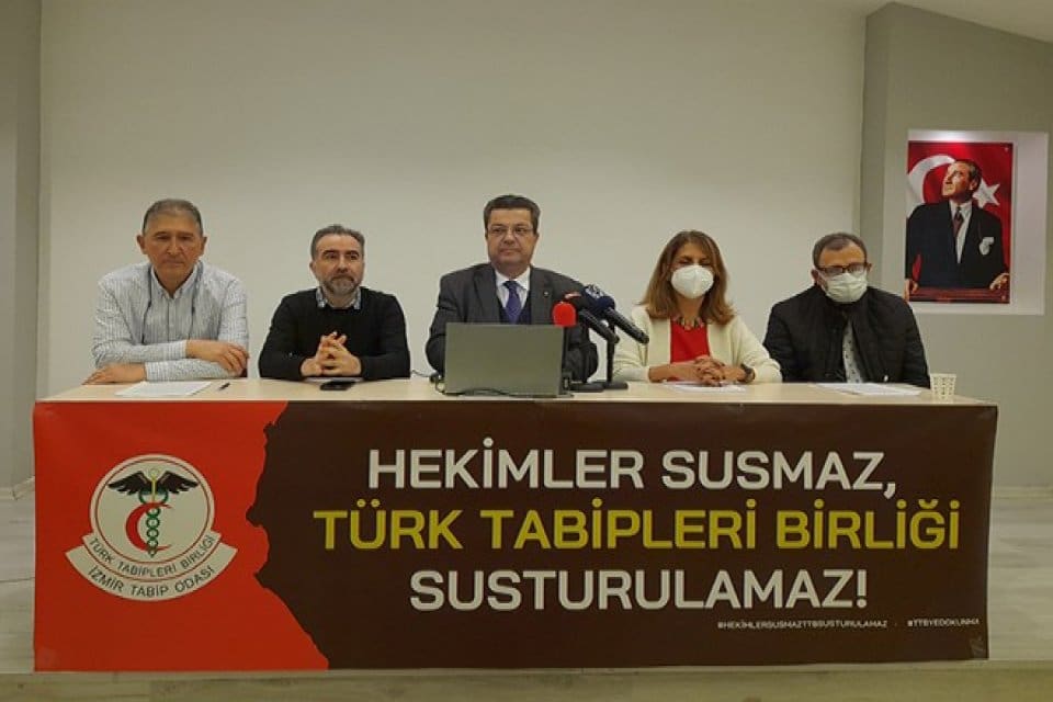 TTB'nin yasasını değiştirmeye y&ouml;nelik kanun teklifinin sindirme politikası olduğunu belirten