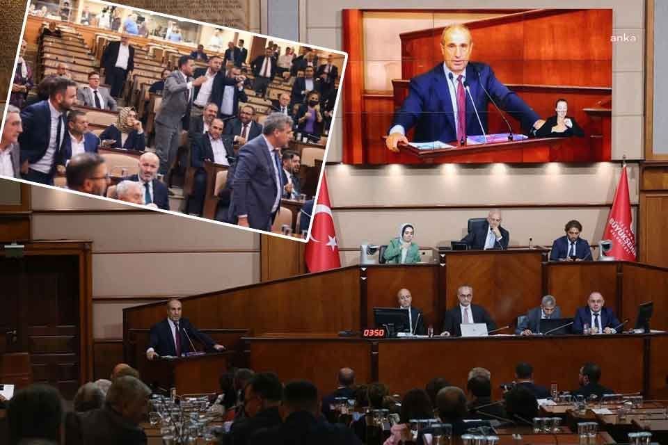 İstanbul B&uuml;y&uuml;kşehir Belediye (İBB) Meclisi toplantısına, &lsquo;Vahdettin&rsquo; tartışması damga vurdu.