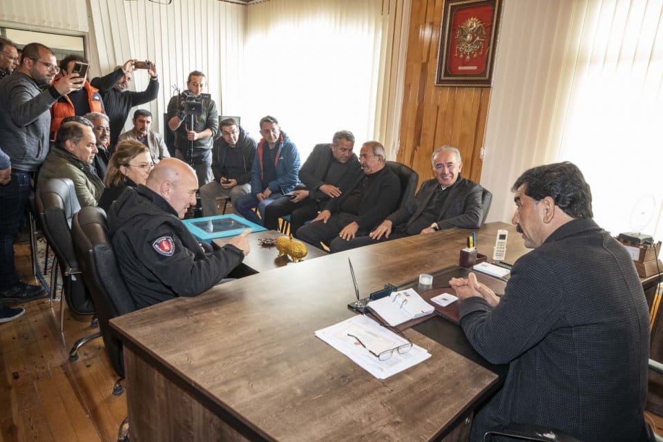 İzmir B&uuml;y&uuml;kşehir Belediye Başkanı Tun&ccedil; Soyer, Osmaniye programı kapsamında Yarbaşı