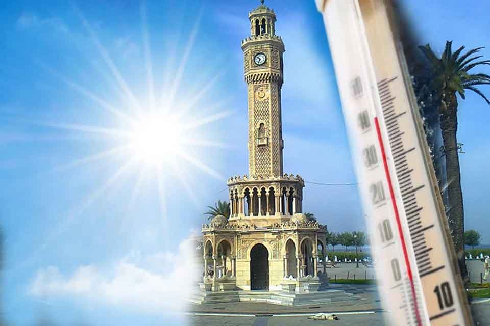 Kent genelinde sıcaklıklar yükseliyor. Dereceler 30'u geçecek. DEMOKRAT GÜNDEM- İzmir'de