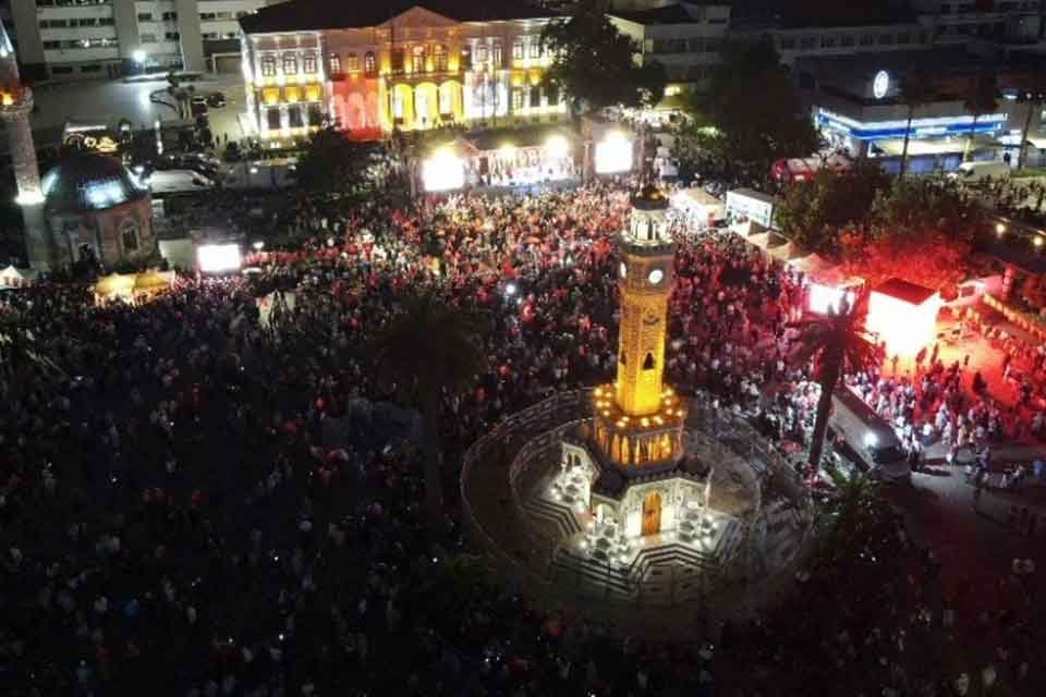 15 Temmuz darbe girişiminin engellenmesinin yıldönümü tüm Türkiye'de olduğu gibi