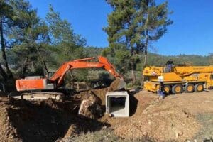 İzmir B&uuml;y&uuml;kşehir Belediyesi İZSU Genel M&uuml;d&uuml;rl&uuml;ğ&uuml;, taşkın &ouml;nleme &ccedil;alışmaları kapsamında