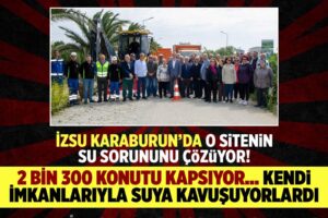 İZSU Genel Müdürlüğü, turizm bölgelerinde yaşayan site sakinlerini su ve