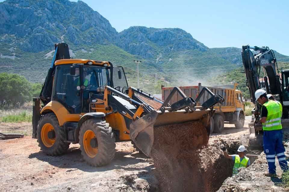 İzmir B&uuml;y&uuml;kşehir Belediyesi İZSU Genel M&uuml;d&uuml;rl&uuml;ğ&uuml;, Karaburun&rsquo;un Saip mahallesinde su