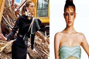 Manken Itır Esen depreme farkındalık yaratmak için hayata geçirilen bir