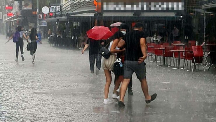 İzmir’in doğu ilçeleri için sağanak yağış uyarısı