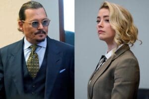 &Uuml;nl&uuml; oyuncu Amber Heard ve Johnny Depp olaylı bir şekilde