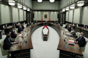 Kabine toplantısı Cumhurbaşkanı ve AKP Genel Başkanı Recep Tayyip Erdoğan