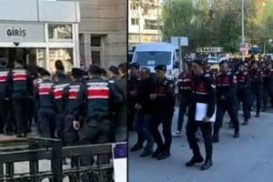 Aydın'ın Kuşadası il&ccedil;esinde, Sahil G&uuml;venlik ve jandarmanın ortak &ccedil;alışmasında, Yunan