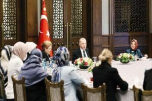 Cumhurbaşkanı Tayyip Erdoğan, T&uuml;rkiye&rsquo;nin İstanbul S&ouml;zleşmesi&rsquo;nden &ccedil;ekilmesinin ardından, kadın dernekleri