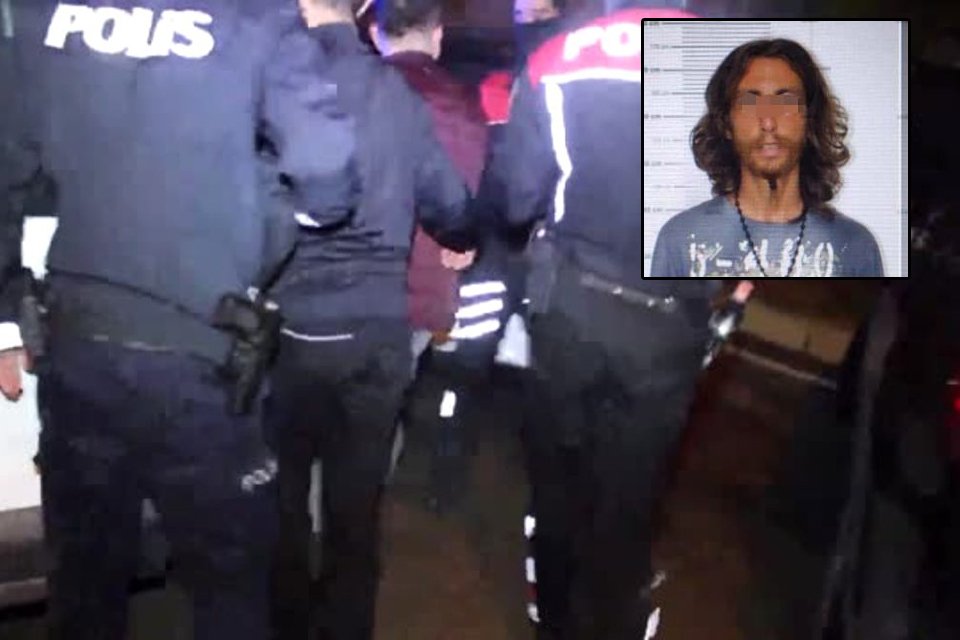 İzmir'in Konak il&ccedil;esinde, yolda y&uuml;r&uuml;yen kadını s&ouml;zle taciz eden A.K.