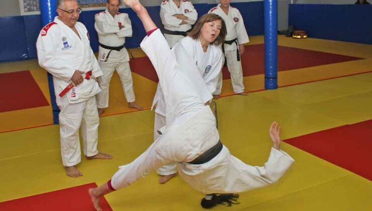 Kadınlara şiddete karşı judo eğitimi