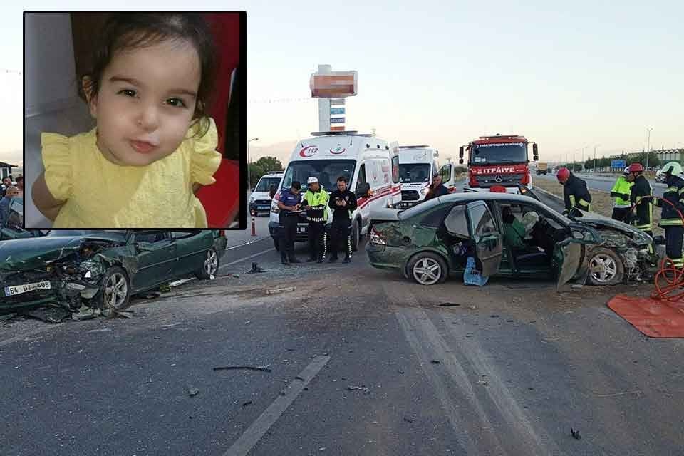 DENİZLİ'nin Serinhisar il&ccedil;esinde, kontrolden &ccedil;ıkan otomobil, ref&uuml;j&uuml; aşarak karşı şeride
