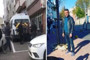 İstanbul Fatih'te Hakim İşiden (46), kavga eden iki kişiyi ayırmak