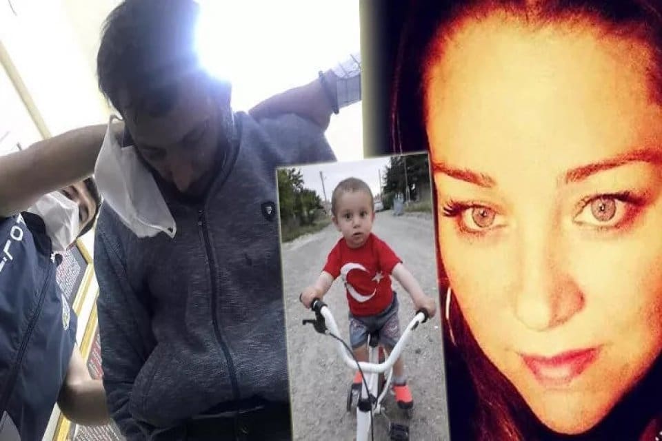 Kayseri'de, birlikte yaşadığı Emel &Ouml;ner'in oğlu Alperen Ekinci'yi (3) d&ouml;verek