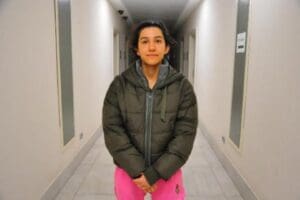 Manisa Celal Bayar &Uuml;niversitesi'nde (CB&Uuml;) &ouml;ğrenim g&ouml;ren Bilgesu Meng&uuml;şoğlu (19),
