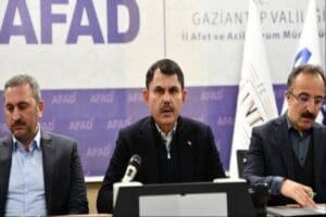 &Ccedil;evre ve Şehircilik Bakanı Murat Kurum, Kahramanmaraş merkezli, 10 ilde