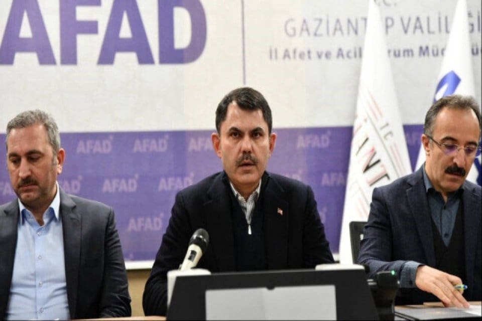 &Ccedil;evre ve Şehircilik Bakanı Murat Kurum, Kahramanmaraş merkezli, 10 ilde