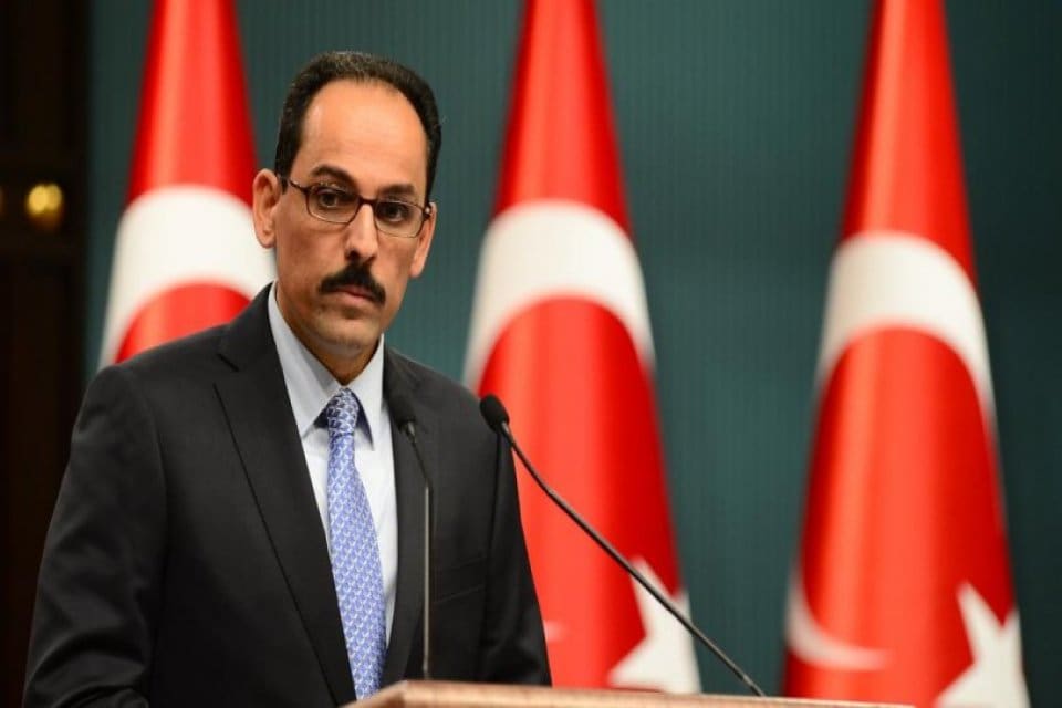 Madrid'i ziyaret eden İbrahim Kalın, burada İsve&ccedil; ve Finlandiya'nın NATO