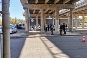 Ankara'nın Elmadağ il&ccedil;esinde &ouml;zel harekat polisi Serkan Eke, boşanmak istediğini