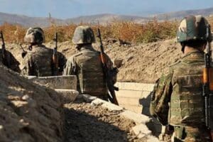 Azerbaycan Savunma Bakanlığı, Karabağ'da Ermeni g&uuml;&ccedil;lerin a&ccedil;tığı ateş sonucu Azerbaycan