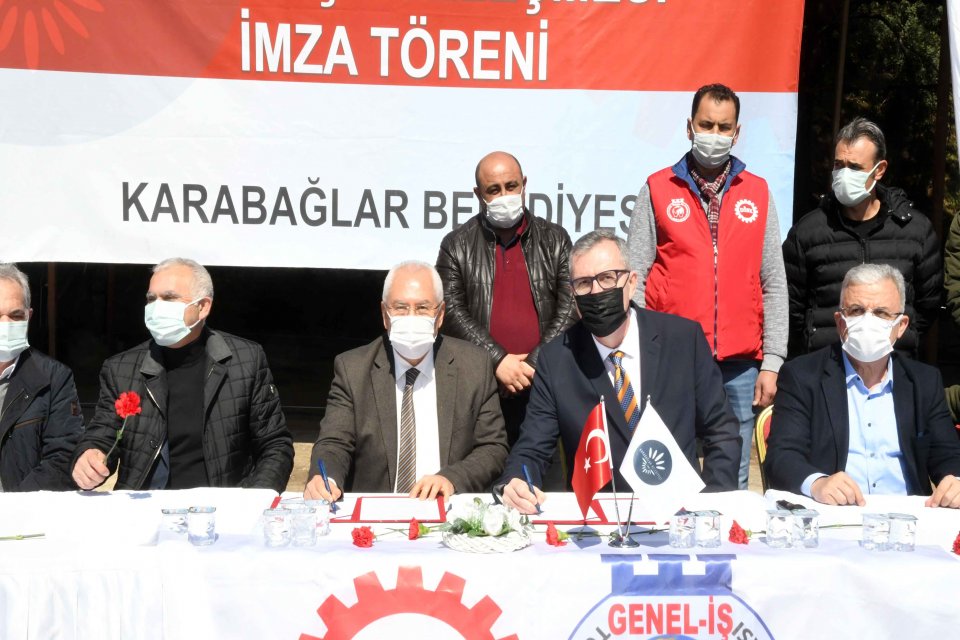 Karabağlar Belediyesi&rsquo;ne bağlı KARBEL AŞ.&rsquo;de &ccedil;alışan 925 kişiyi kapsayan 9.