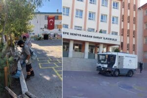 Karabağlar Belediyesi, d&uuml;n başlayan yeni eğitim &ouml;ğretim d&ouml;nemi &ouml;ncesi il&ccedil;edeki