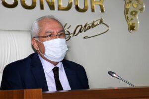 Karabağlar Belediye Meclisi’nin şubat ayı toplantısı, ana hizmet binasındaki meclis